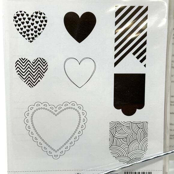 Stampin' Up! Hearts A Flutter Stamps Sizzix Framelits Die Love Valentine Wedding - Picture 2 of 9